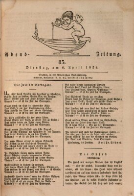 Abend-Zeitung Dienstag 6. April 1824