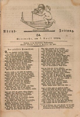 Abend-Zeitung Mittwoch 7. April 1824