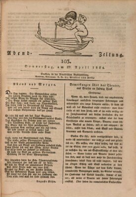 Abend-Zeitung Donnerstag 29. April 1824