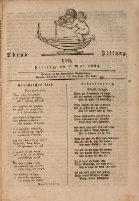 Abend-Zeitung Freitag 7. Mai 1824