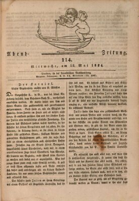 Abend-Zeitung Mittwoch 12. Mai 1824