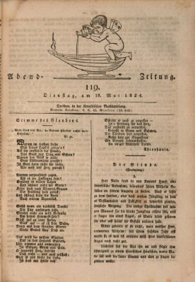 Abend-Zeitung Dienstag 18. Mai 1824