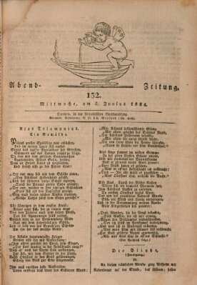 Abend-Zeitung Mittwoch 2. Juni 1824