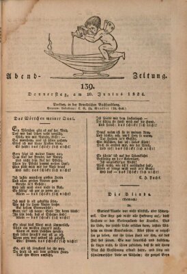 Abend-Zeitung Donnerstag 10. Juni 1824