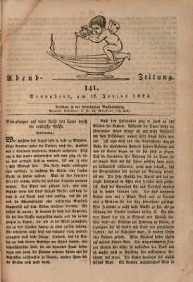 Abend-Zeitung Samstag 12. Juni 1824