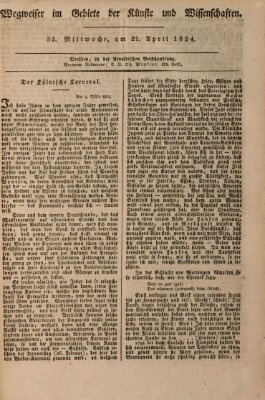 Abend-Zeitung Mittwoch 21. April 1824