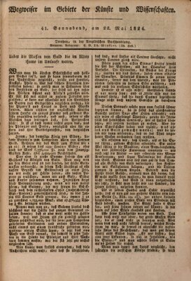 Abend-Zeitung Samstag 22. Mai 1824