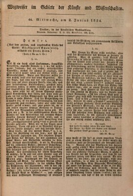 Abend-Zeitung Mittwoch 2. Juni 1824