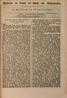 Abend-Zeitung Samstag 19. Juni 1824