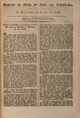 Abend-Zeitung Mittwoch 30. Juni 1824