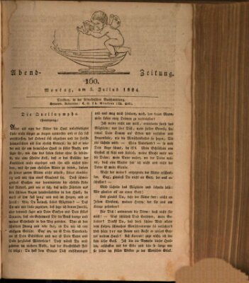 Abend-Zeitung Montag 5. Juli 1824