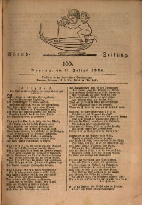 Abend-Zeitung Montag 12. Juli 1824