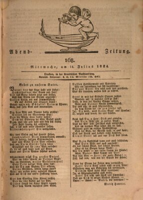 Abend-Zeitung Mittwoch 14. Juli 1824