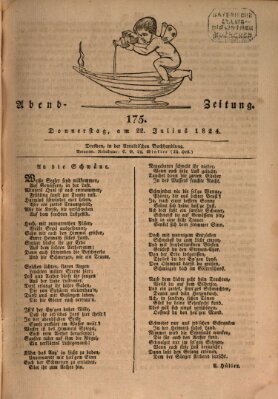 Abend-Zeitung Donnerstag 22. Juli 1824