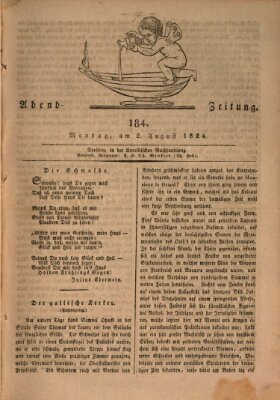 Abend-Zeitung Montag 2. August 1824