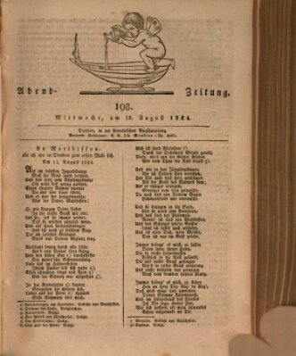 Abend-Zeitung Mittwoch 18. August 1824