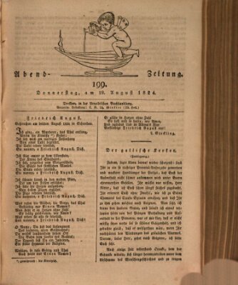 Abend-Zeitung Donnerstag 19. August 1824