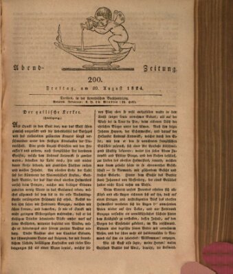 Abend-Zeitung Freitag 20. August 1824