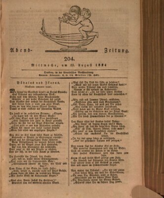 Abend-Zeitung Mittwoch 25. August 1824