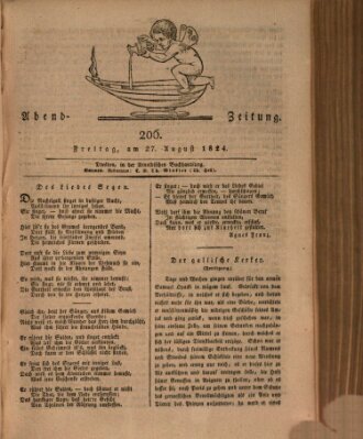 Abend-Zeitung Freitag 27. August 1824