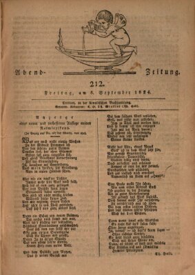 Abend-Zeitung Freitag 3. September 1824