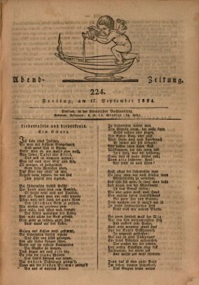 Abend-Zeitung Freitag 17. September 1824