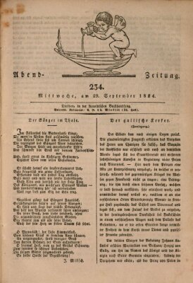 Abend-Zeitung Mittwoch 29. September 1824