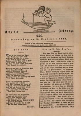 Abend-Zeitung Donnerstag 30. September 1824