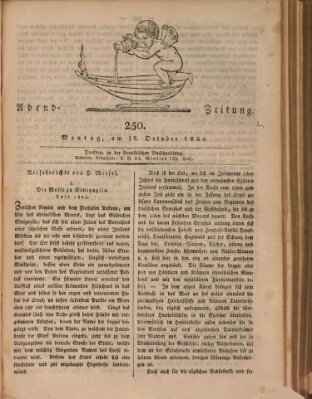 Abend-Zeitung Montag 18. Oktober 1824