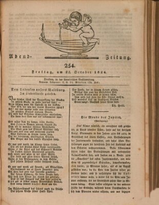 Abend-Zeitung Freitag 22. Oktober 1824