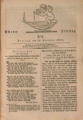 Abend-Zeitung Freitag 12. November 1824