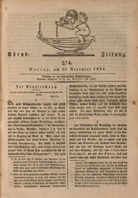 Abend-Zeitung Montag 15. November 1824