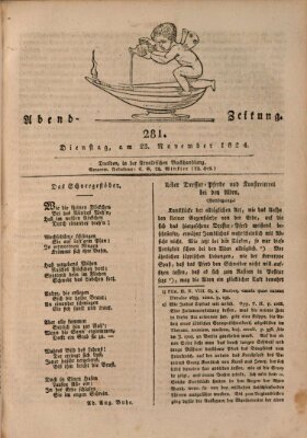 Abend-Zeitung Dienstag 23. November 1824