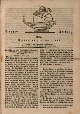 Abend-Zeitung Montag 6. Dezember 1824