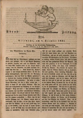 Abend-Zeitung Mittwoch 8. Dezember 1824