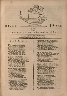 Abend-Zeitung Samstag 11. Dezember 1824