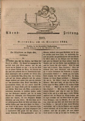 Abend-Zeitung Mittwoch 15. Dezember 1824