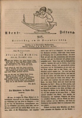 Abend-Zeitung Donnerstag 23. Dezember 1824