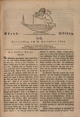 Abend-Zeitung Donnerstag 30. Dezember 1824