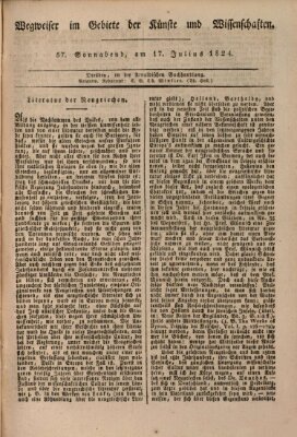 Abend-Zeitung Samstag 17. Juli 1824