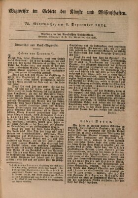 Abend-Zeitung Mittwoch 8. September 1824