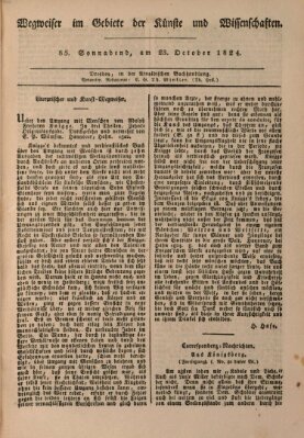 Abend-Zeitung Samstag 23. Oktober 1824