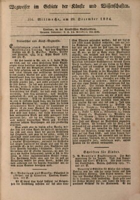 Abend-Zeitung Mittwoch 29. Dezember 1824