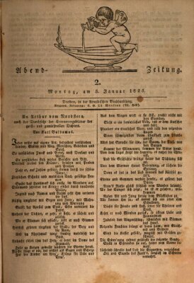 Abend-Zeitung Montag 3. Januar 1825