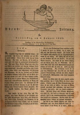 Abend-Zeitung Donnerstag 6. Januar 1825