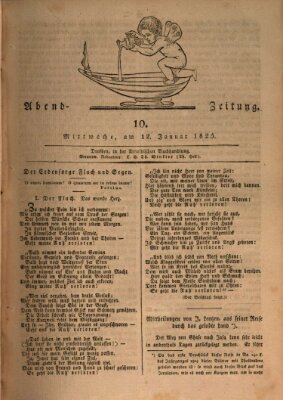 Abend-Zeitung Mittwoch 12. Januar 1825