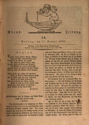 Abend-Zeitung Montag 17. Januar 1825