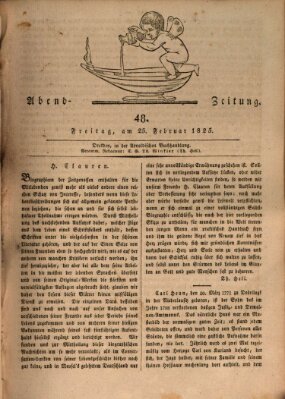 Abend-Zeitung Freitag 25. Februar 1825