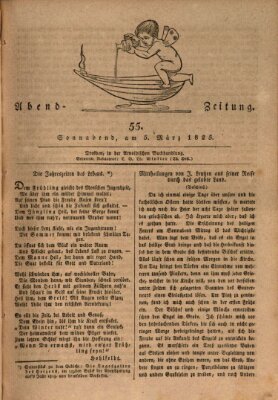 Abend-Zeitung Samstag 5. März 1825