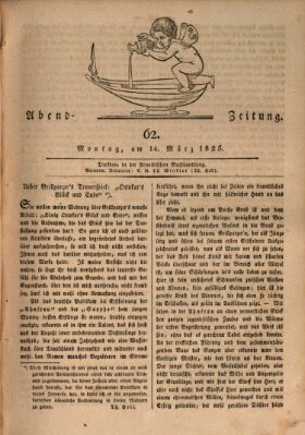 Abend-Zeitung Montag 14. März 1825